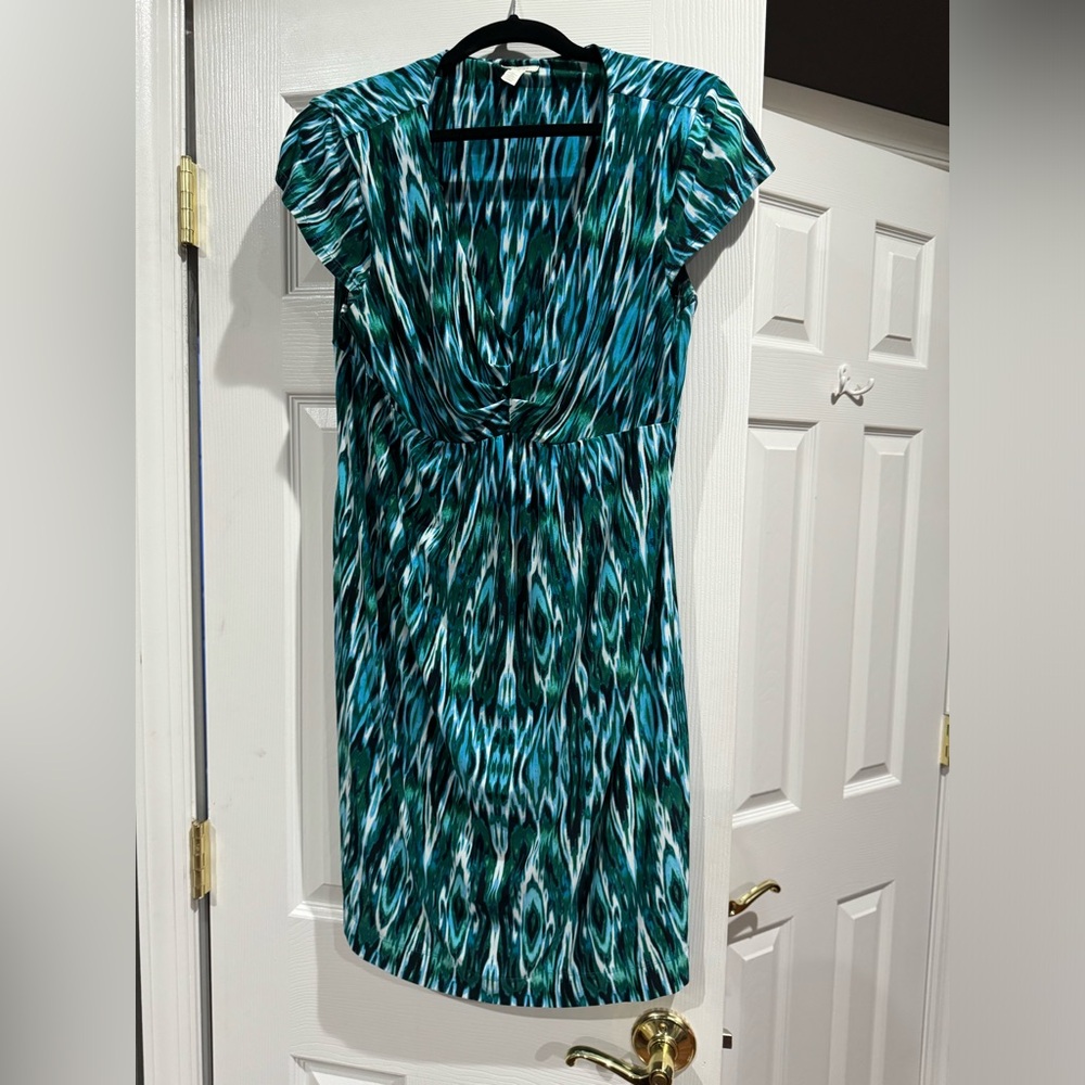 Soma V neck dress. Cozy size large